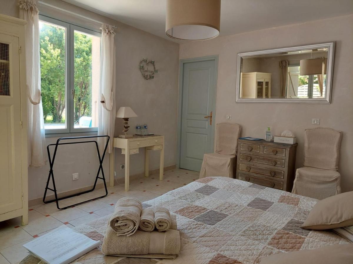 Mas Des Cigognes Bed and Breakfast Le Thor Eksteriør billede